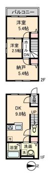 ハイムカメリアA棟の間取り画像