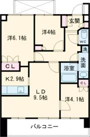 トア山手フラッツの間取り画像