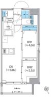 クレヴィアリグゼ日暮里根岸の間取り画像