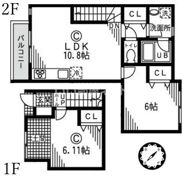 maison de cloverの間取り画像