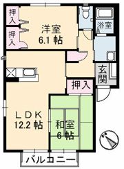パティオ6の間取り画像