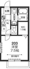 シャンフルーヴの間取り画像