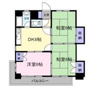 コープ春日部B棟の間取り画像