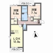 ボヌール レジデンス 鷹子の間取り画像