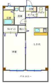 プレミール16番館の間取り画像