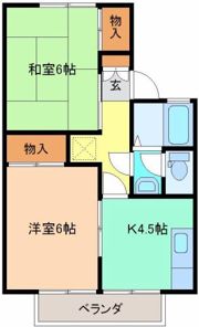 メゾンミヤマコーポラスAの間取り画像