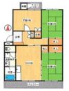 館林グリーンハイツ2号棟の間取り画像