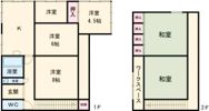 つくば市北条戸建の間取り画像