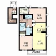 シャーメゾンしらとりの間取り画像
