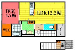 ヴィラ コンフォールの間取り画像