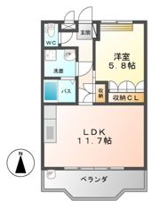 エスポアールSⅡの間取り画像