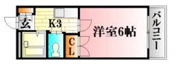 第二大下ビルの間取り画像