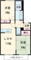ヴァンルージュの間取り画像