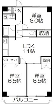 リバーサイドコートの間取り画像