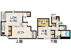 CB千鳥フィオーレの間取り画像