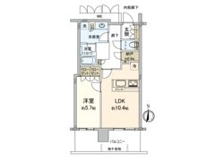 北浜ミッドタワーの間取り画像