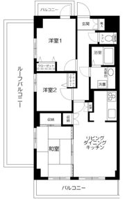 フレグラント町田の間取り画像