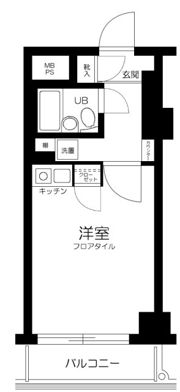 オーベル川崎の間取り画像
