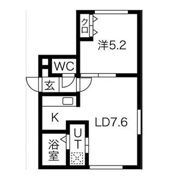 プランドール美園の間取り画像