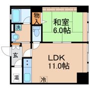 南海常磐ビルの間取り画像