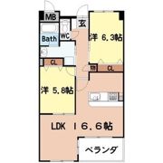 リアンヒロの間取り画像