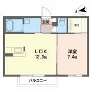 シャーメゾンソレイユBの間取り画像