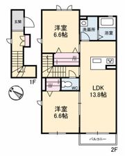 カーサ・グリナージュ B棟の間取り画像