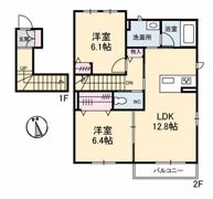 ヴィアソーレ川下の間取り画像