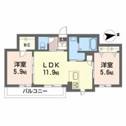グランドベレオ田宮の間取り画像