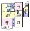 リバーハイツスワの間取り画像