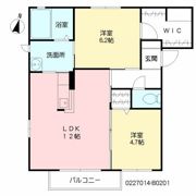 グリーンヒルズ兵庫 B棟の間取り画像