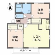 ディアス平野 A棟の間取り画像