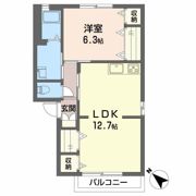 エスポワール吉田 A棟の間取り画像