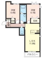TSヴィラ元総社の間取り画像