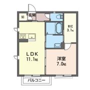 ベル フルールIIの間取り画像