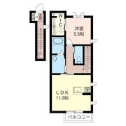 Halemahalo Bの間取り画像