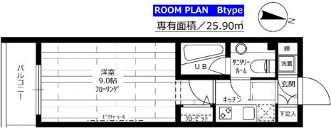 ステージグランデ西調布アジールコートの間取り画像