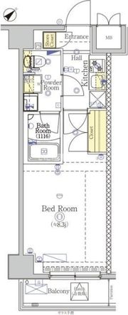 SHOKEN Residence八王子の間取り画像