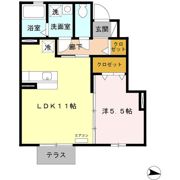 ヴェルドミール cの間取り画像