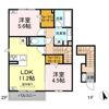アンティエーヌ トリシアの間取り画像