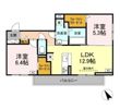 ディーシャンブル南丸之内A棟の間取り画像