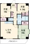 ユートピア魚住の間取り画像