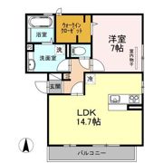 タウンコート A棟の間取り画像