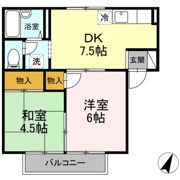 プレジール石部 C棟の間取り画像