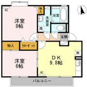 ユイマール ガーデン B棟の間取り画像