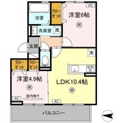 (仮称)D-ROOM八王寺町の間取り画像