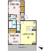 TORISIA古閑の間取り画像