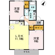 ボヌールCの間取り画像