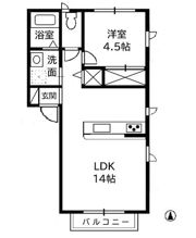 カンパーニャ・ワンAの間取り画像