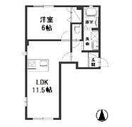 サンライズ渡辺Aの間取り画像